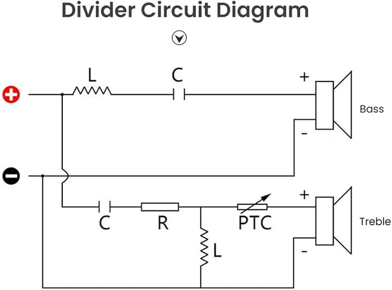 لوحة صوتية مرشح تقاطع ثنائي الاتجاه لمكبر صوت مزدوج مقسم ترددات صوتية حادة - Image 5